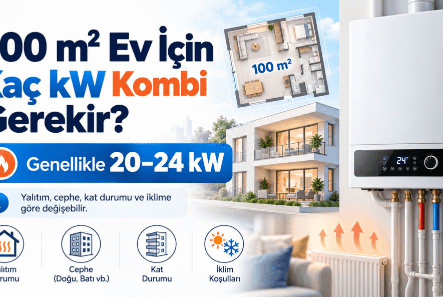 100 m² Ev İçin Kombi Gücü Rehberi (1)